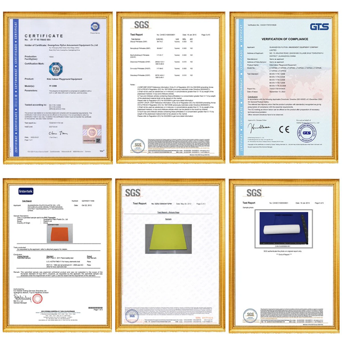 Ocean Indoor Playground Certificate Ocean Indoor Playground Certificate